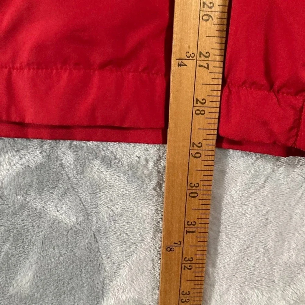 Vintage‎ Tommy Hilfiger Golf Windbreaker Mens 2XL Red Jacket Full Zip Polyester